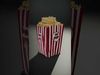 Cinema Popcorn Box Model Pack Low-poly 3D model_2