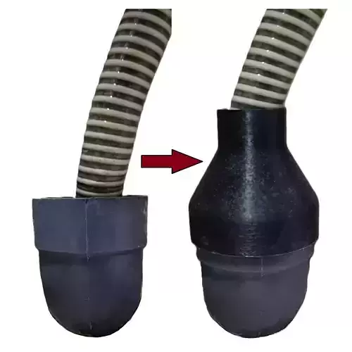 Hose Pipe Adapter two and half inch to 1 inch two models 3D print model