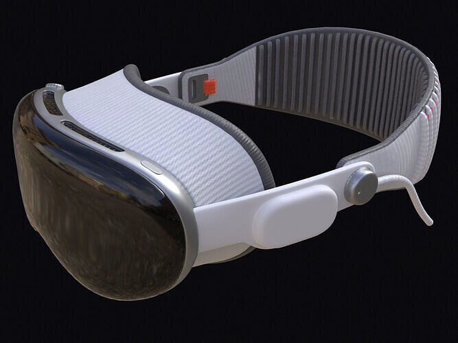 Apple Vision Pro PBR 3D model