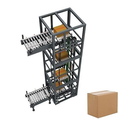 Continuous Vertical Conveyor or Z type lifter chain hoist System 3D model