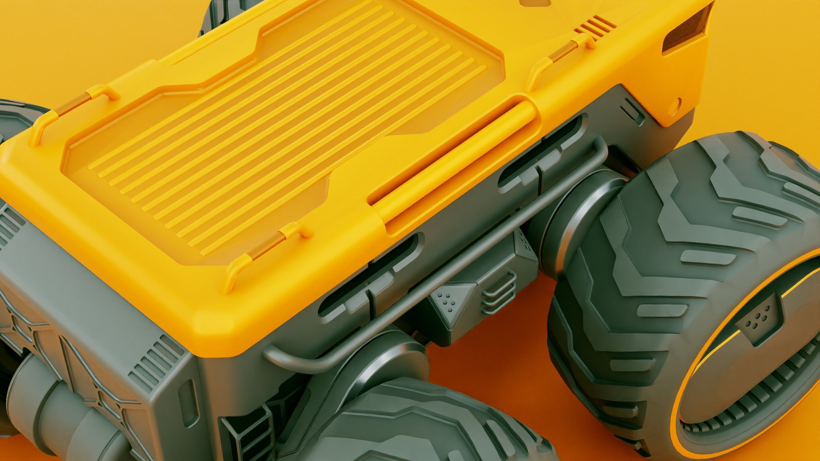 CARGO TRUCK X-50 Rigged 3D model_22