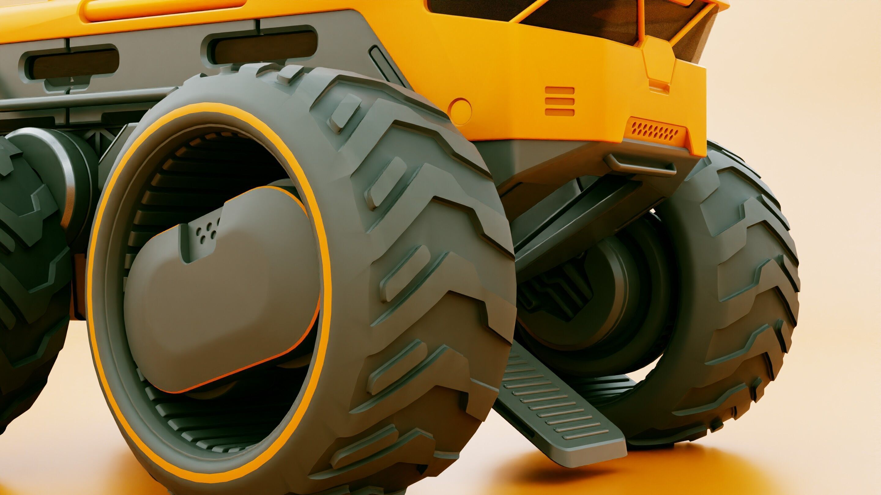 CARGO TRUCK X-50 Rigged 3D model_25