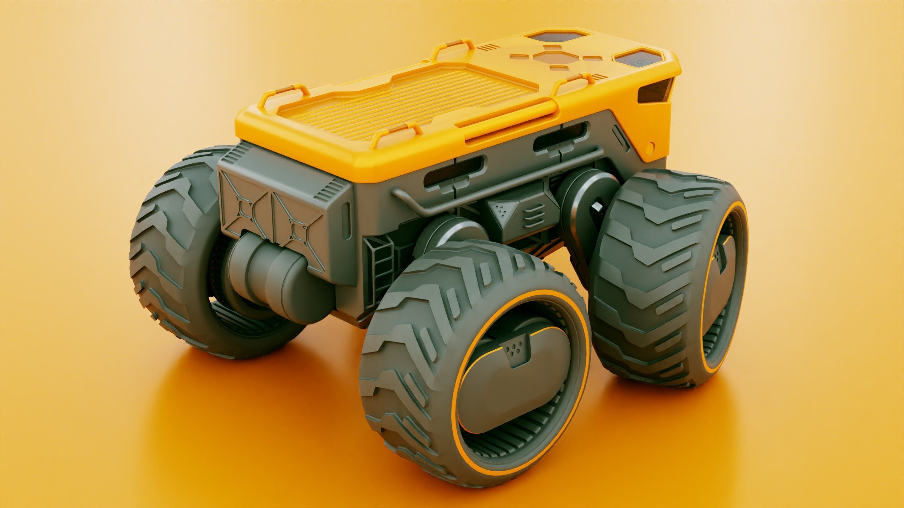 CARGO TRUCK X-50 Rigged 3D model_7