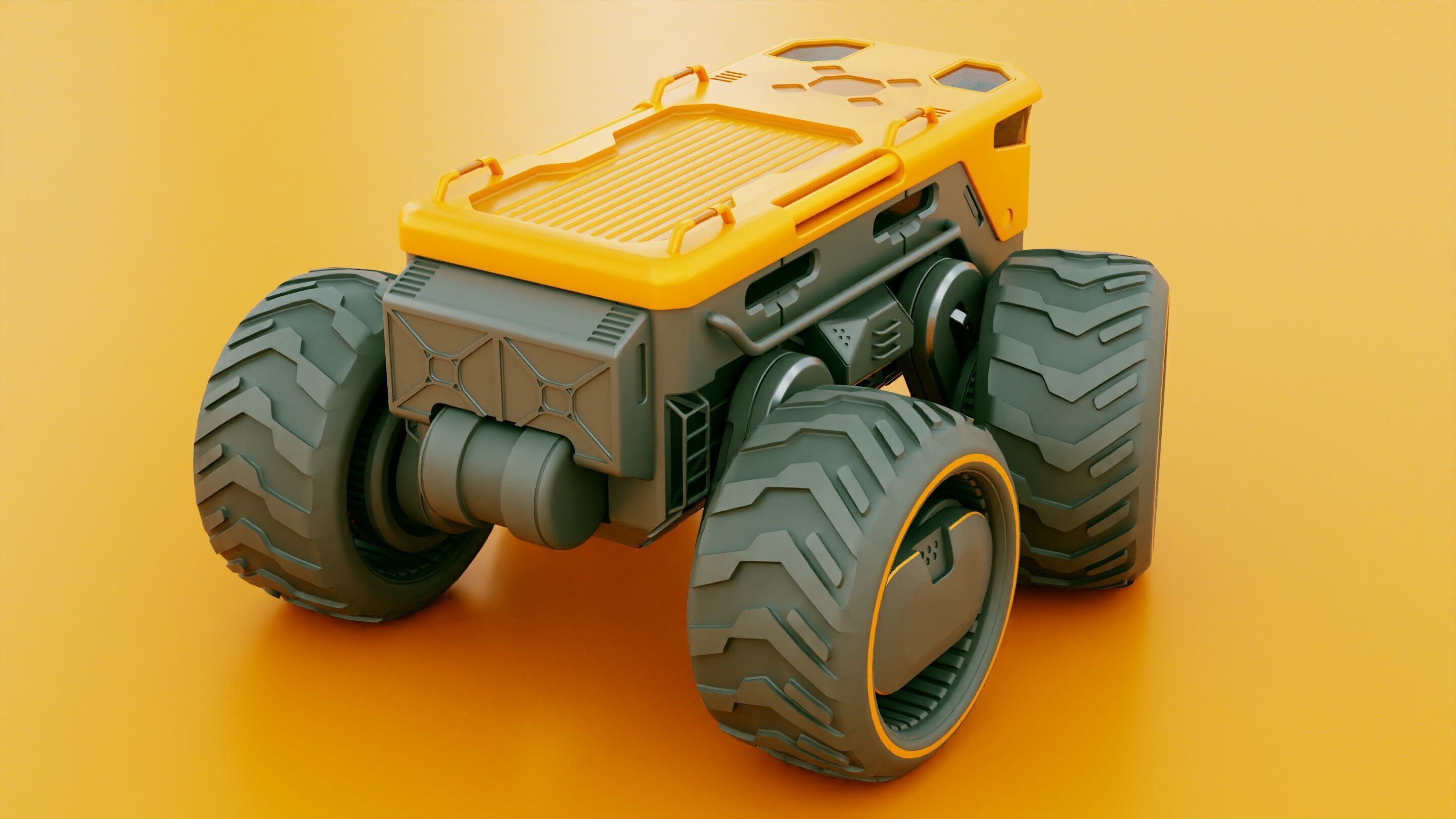 CARGO TRUCK X-50 Rigged 3D model_8