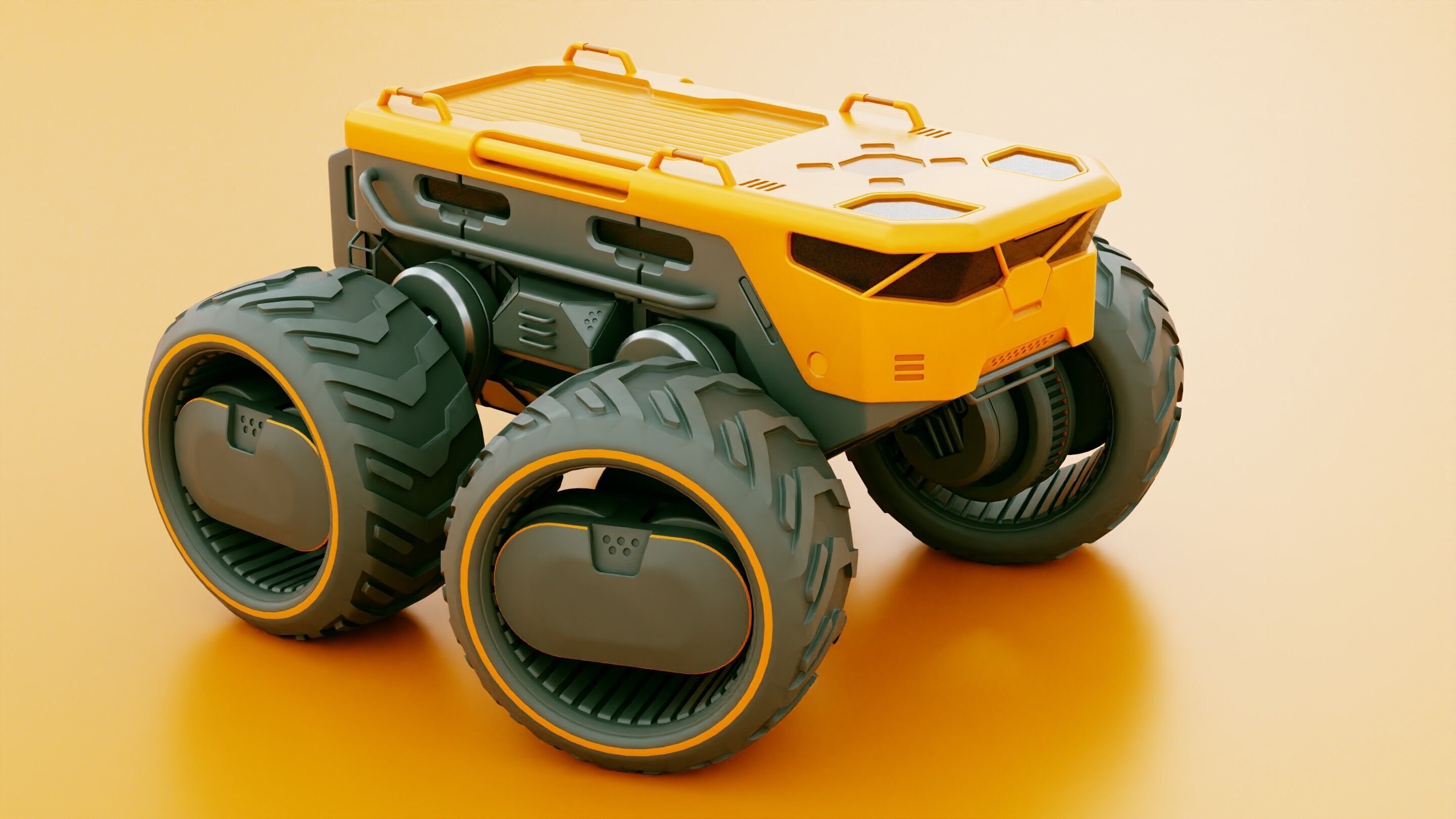 CARGO TRUCK X-50 Rigged 3D model_1