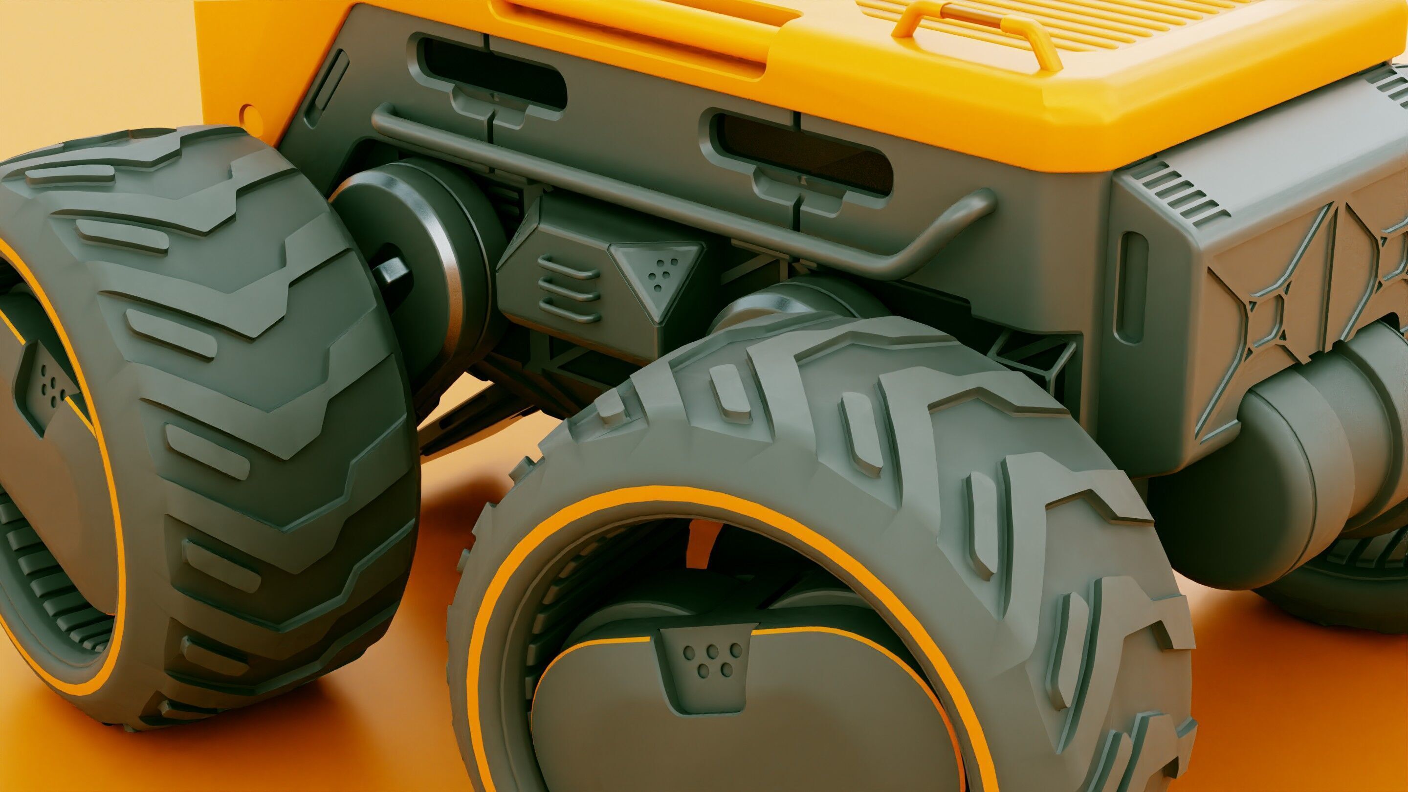 CARGO TRUCK X-50 Rigged 3D model_23