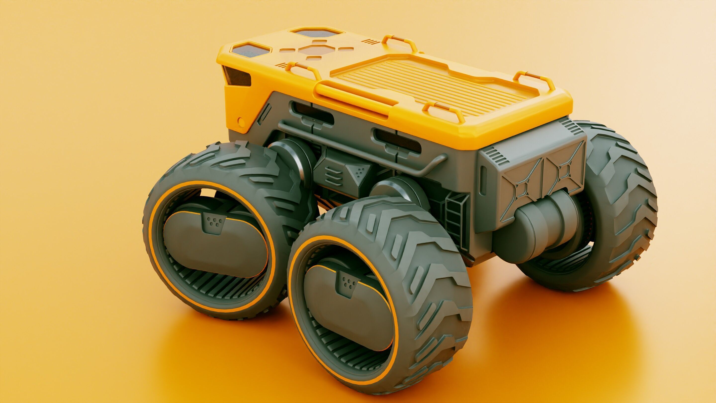 CARGO TRUCK X-50 Rigged 3D model_14