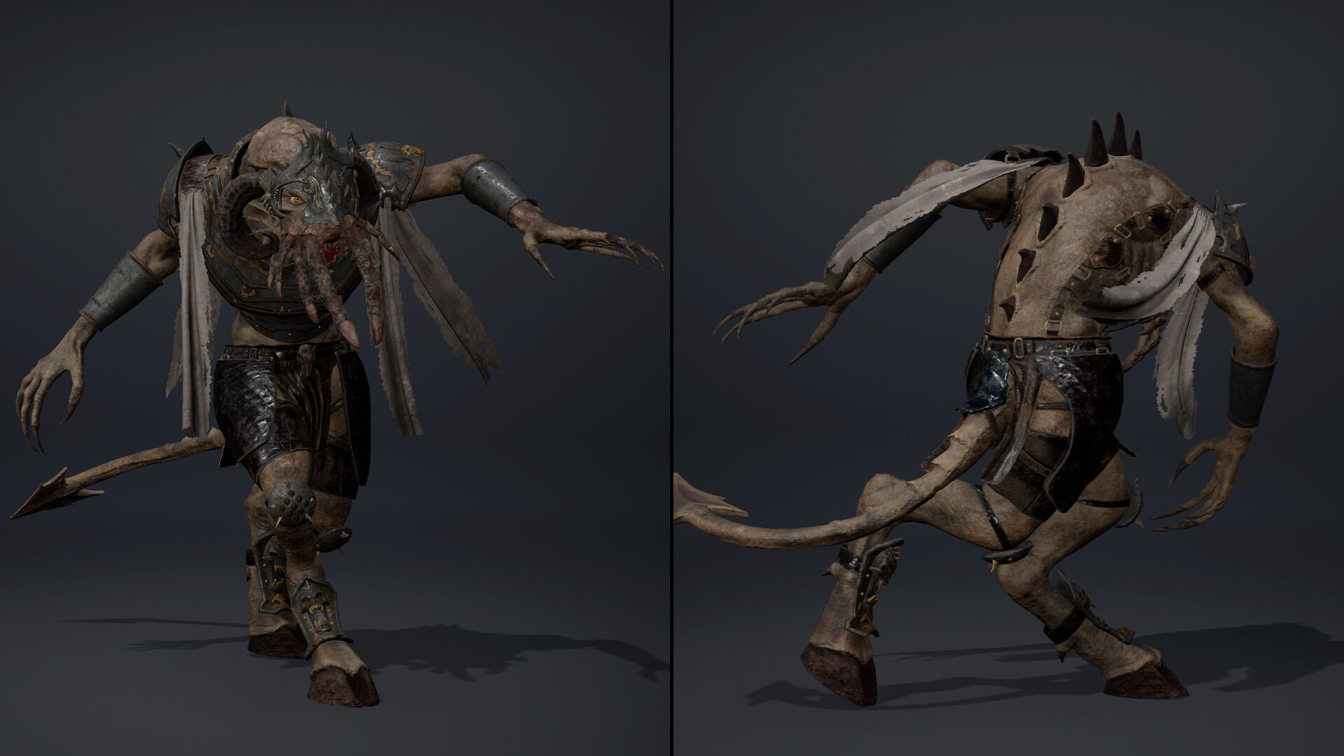 Obsidian Swordman Arm2 Low-poly 3D model_14