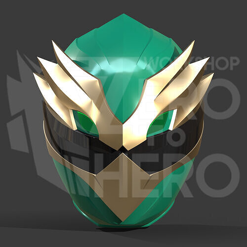 No1 Sentai Gozyuger - Gozyuger Green Helmet 3D print model