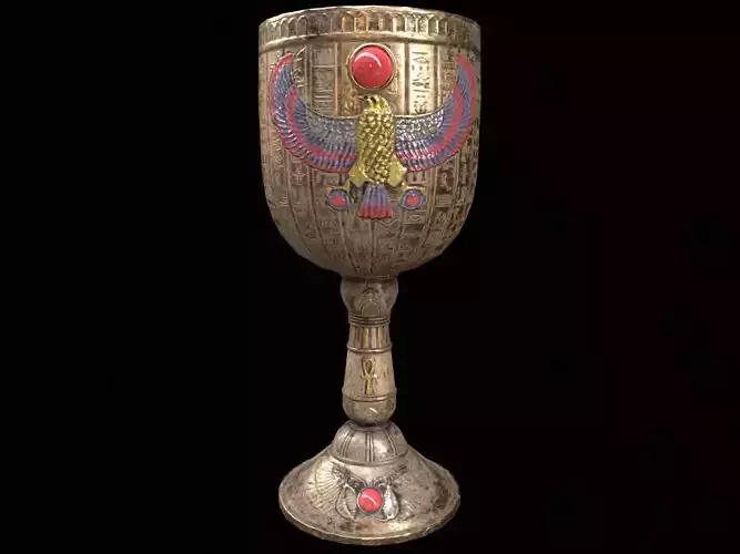 Egyptian Winged Horus Falcon Chalice PBR