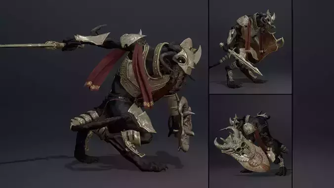 Obsidian Swordman Arm1