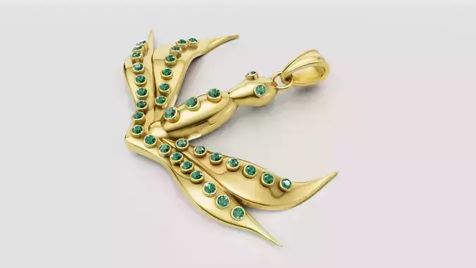 Organic Pendant  3D print model