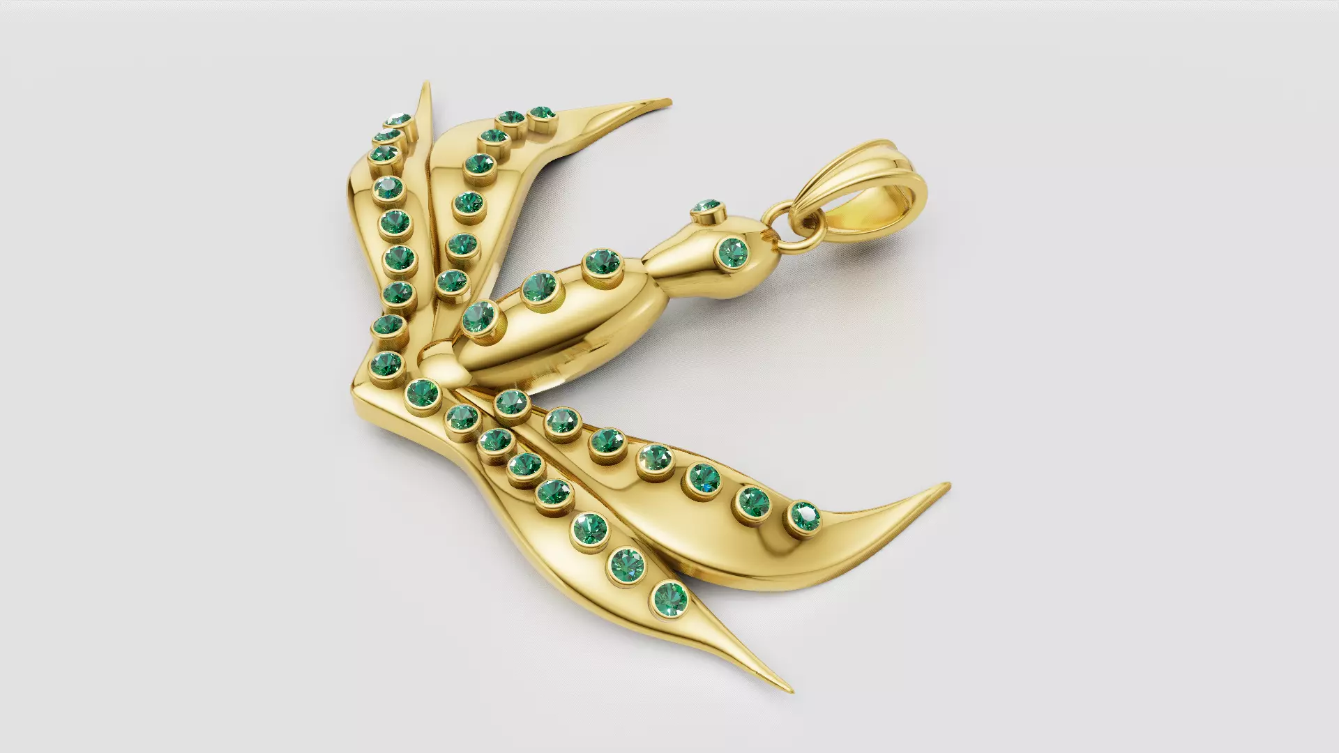 Organic Pendant 3D print model