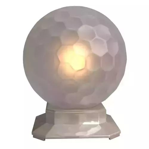 Silver plated bronze  table lamp