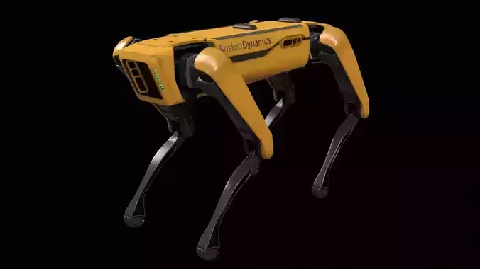 Spot Mini Robot PBR Low-poly 3D model