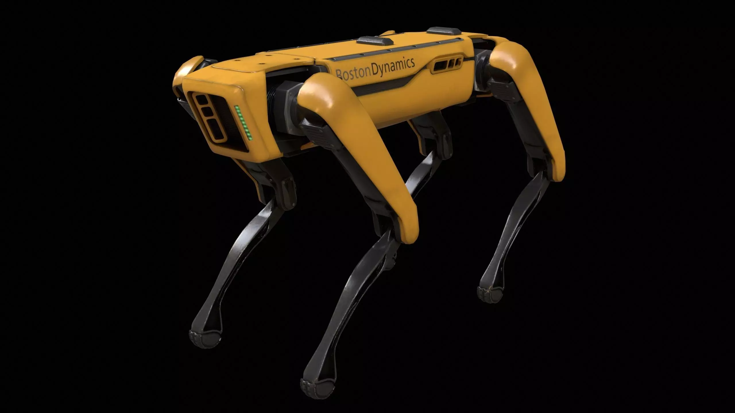 Spot Mini Robot PBR Low-poly 3D model_0