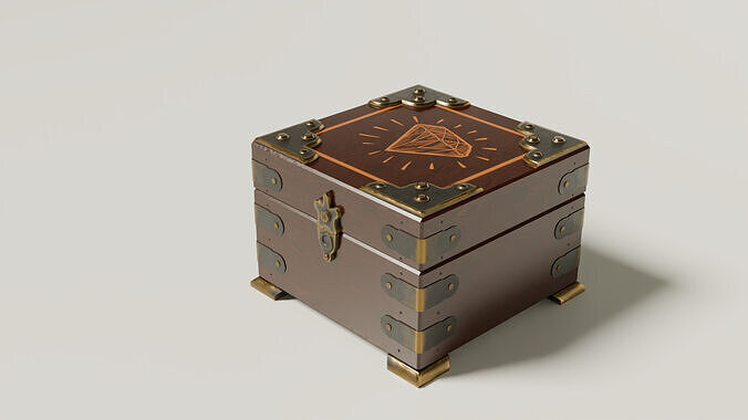Mystery Box Low-poly 3D model