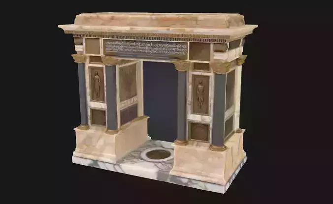 Marble Miniature Arch  Elegance in Small Scale