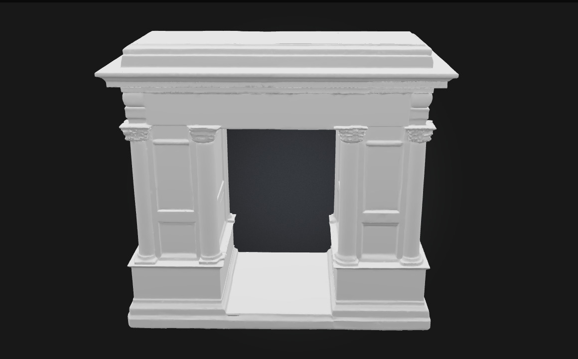 Marble Miniature Arch Elegance in Small Scale 3D model_6