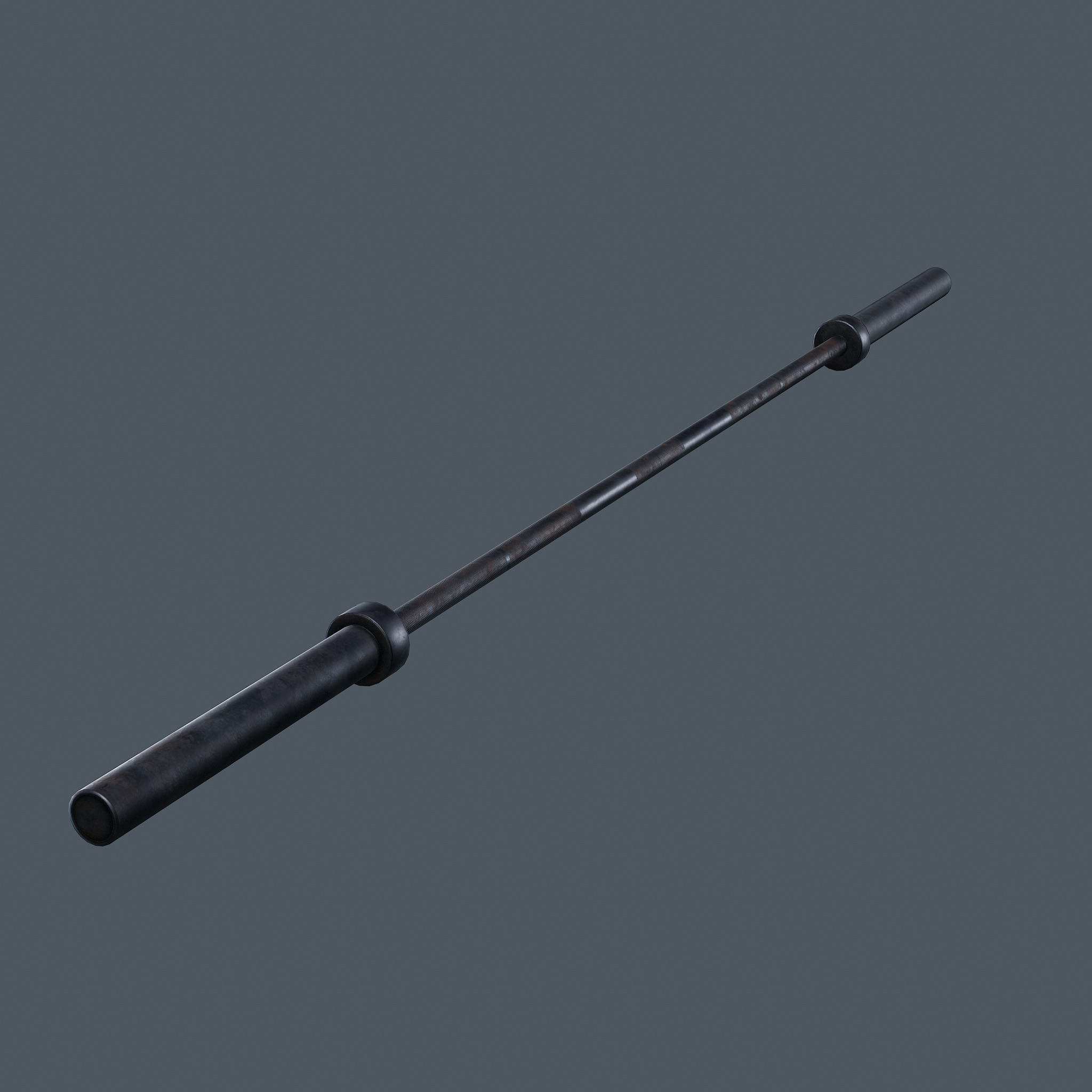 Barbell Bench and Weights Pack - PBR Game Ready Low-poly 3D model_17