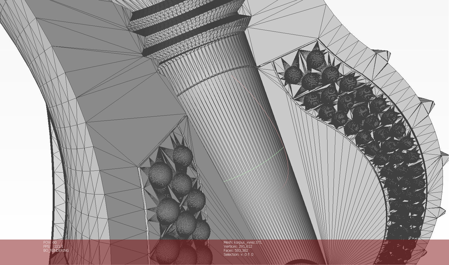 German DM61 DM61A1 hand grenade assembly moulage 3D model_29