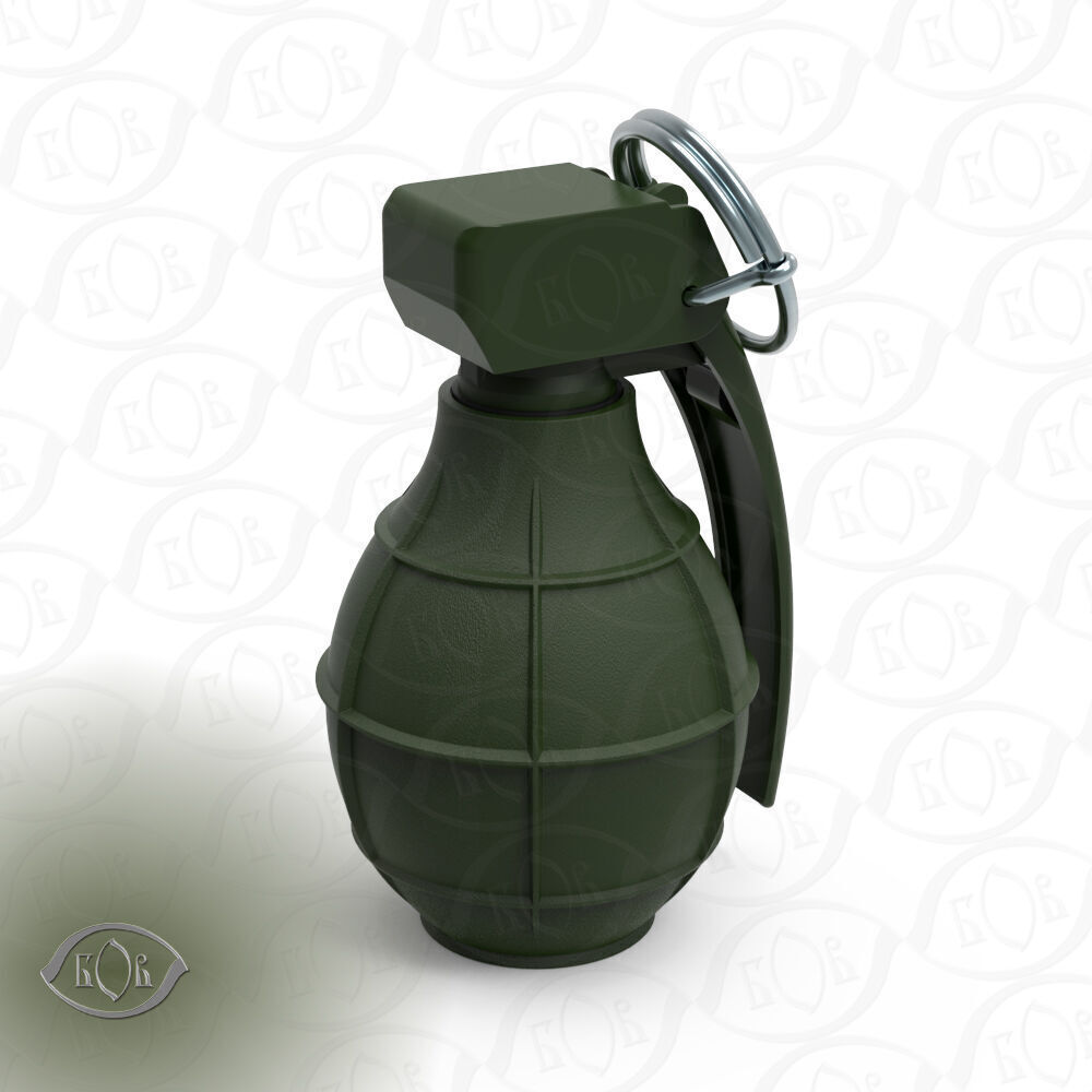 German DM61 DM61A1 hand grenade assembly moulage 3D model_3