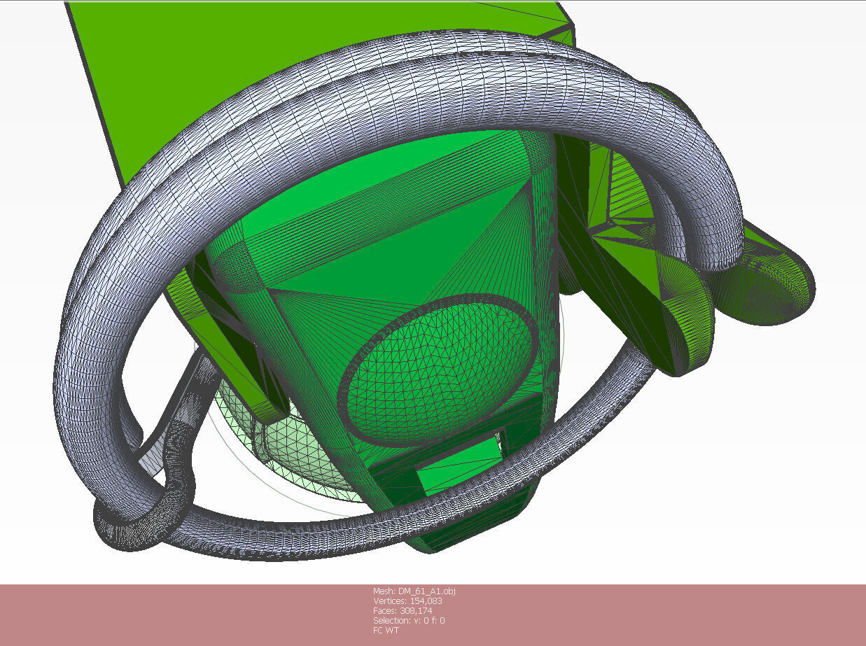 German DM61 DM61A1 hand grenade assembly moulage 3D model_23