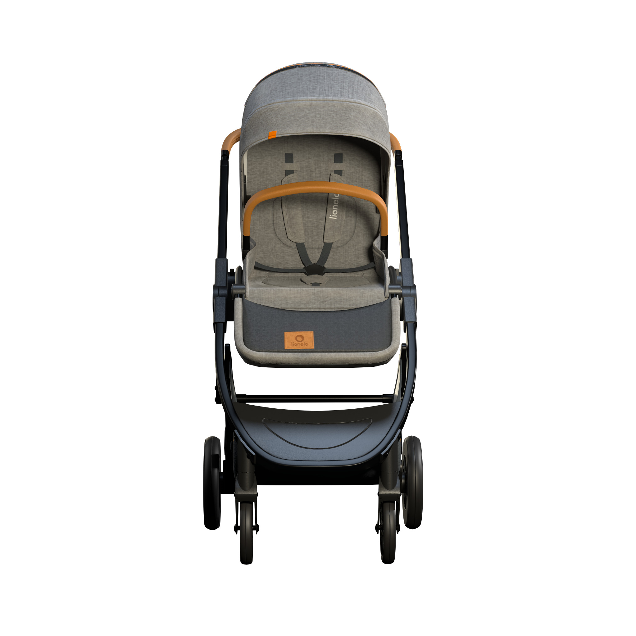 Stroller Low-poly 3D model_3