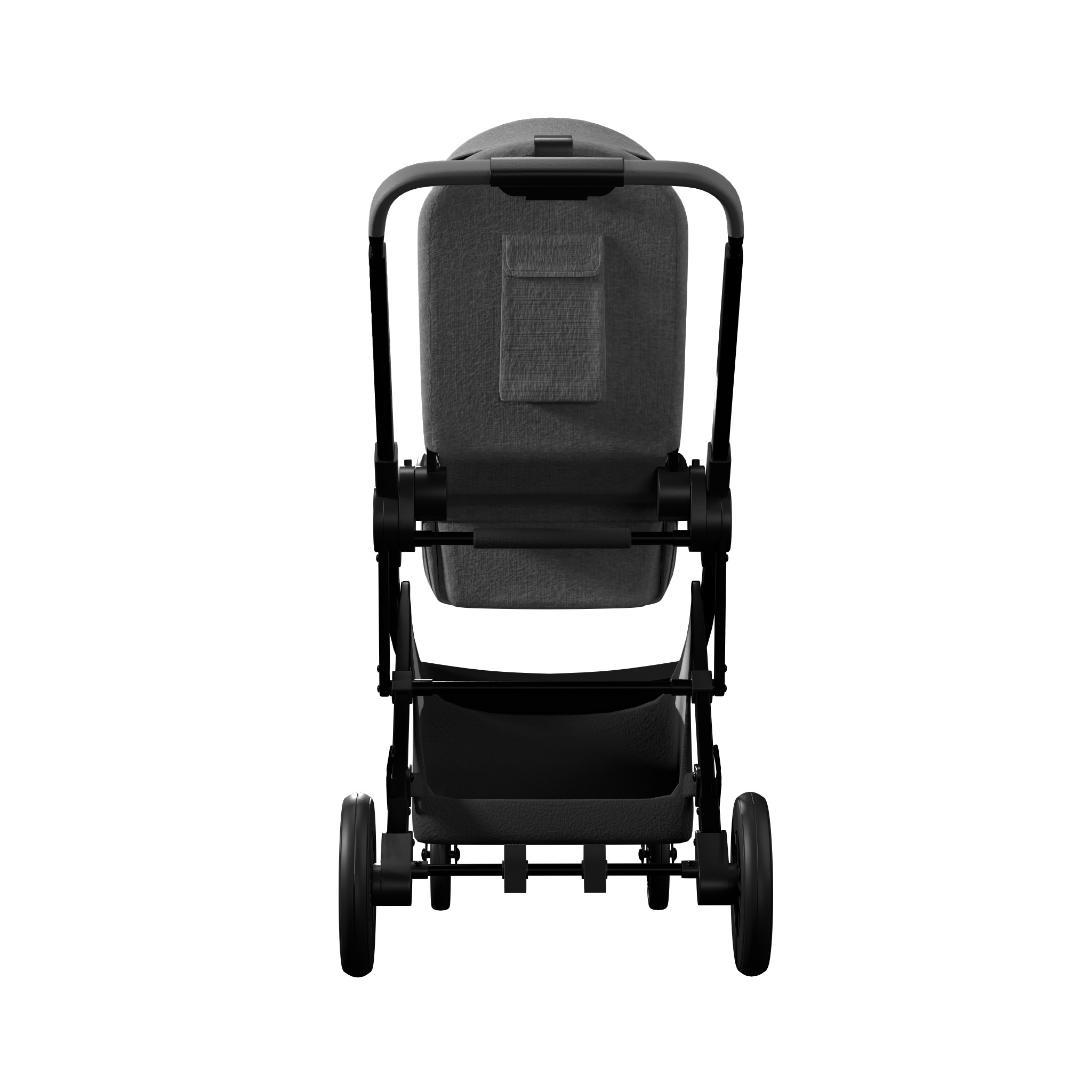 Stroller Low-poly 3D model_4