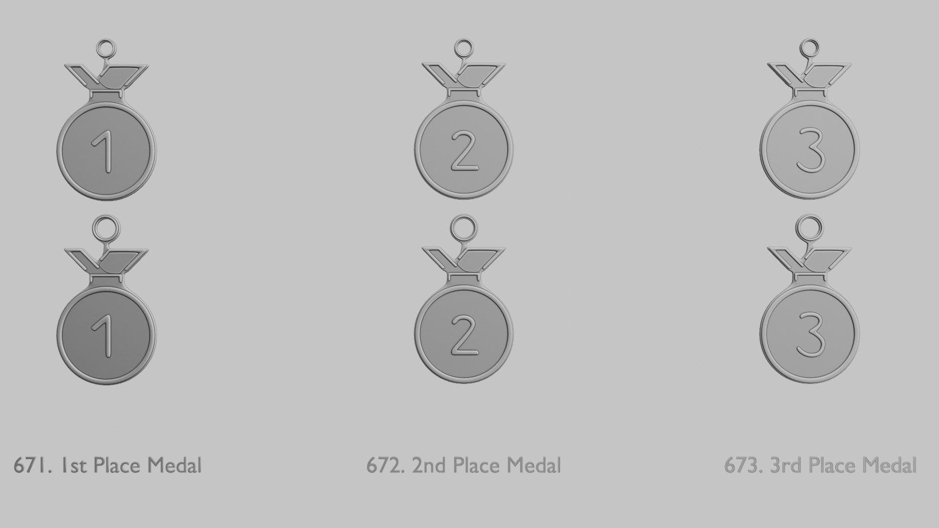 Heros Journey Pendant STL Collection 3D print model_21