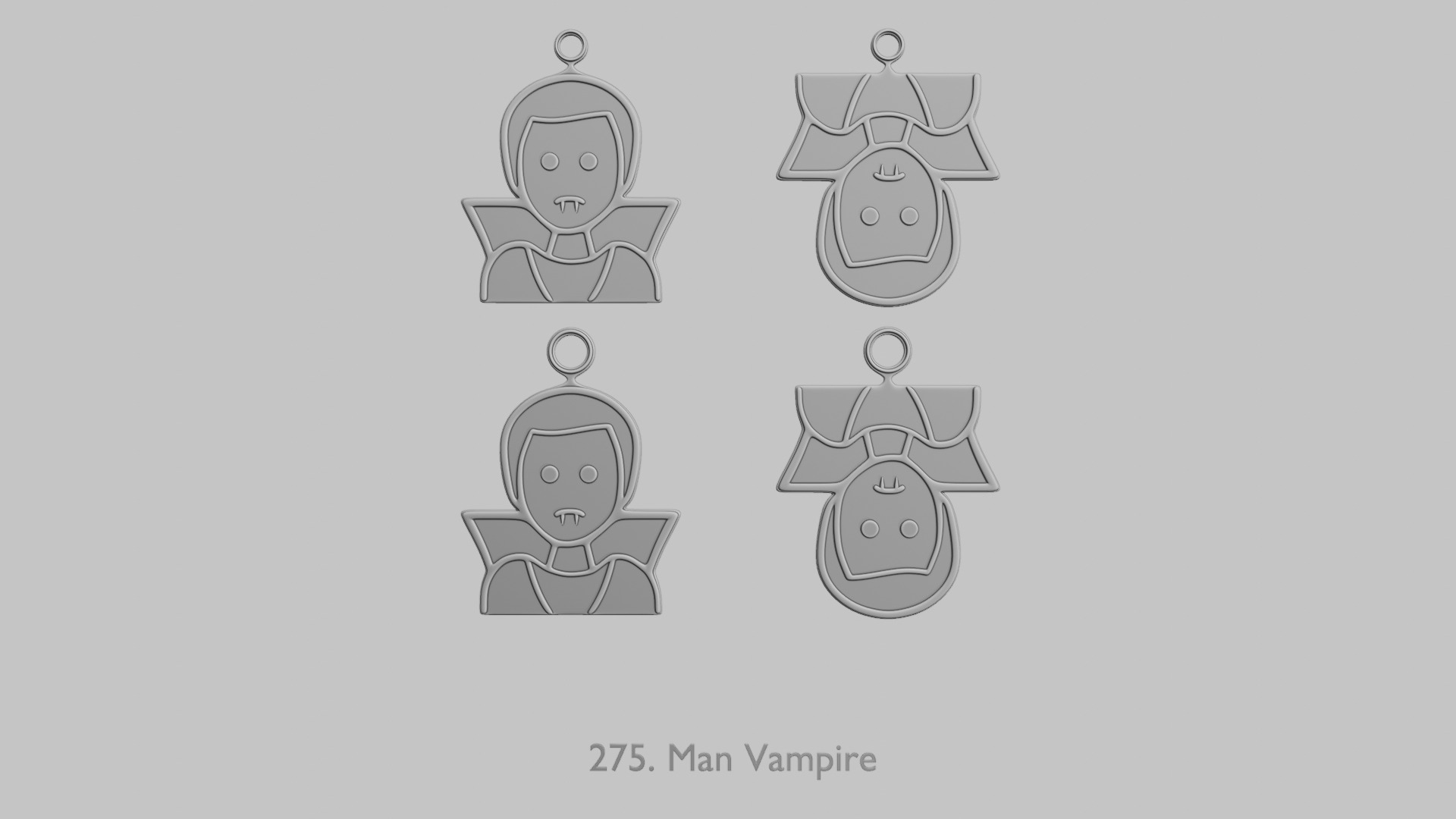 Heros Journey Pendant STL Collection 3D print model_7