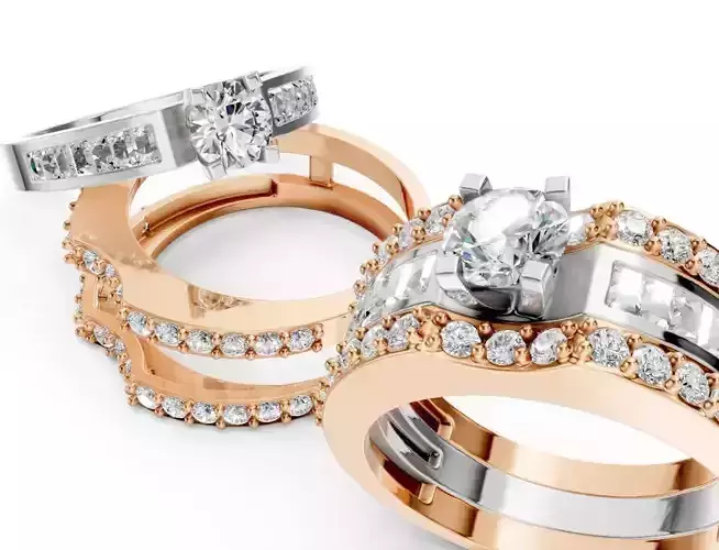 Citrine Luxury Gem Set Ring   CJR 005