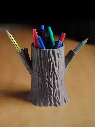 Treetrunk Penholder 3D print model