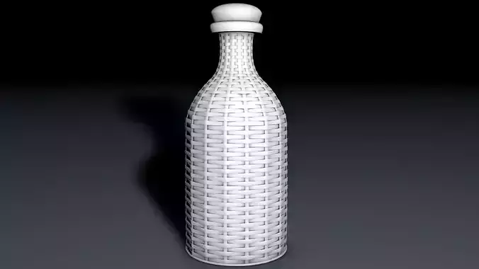 Bottle in weaving