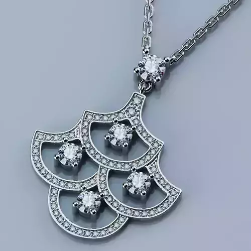 Pendant Icon Silhouette Diamond