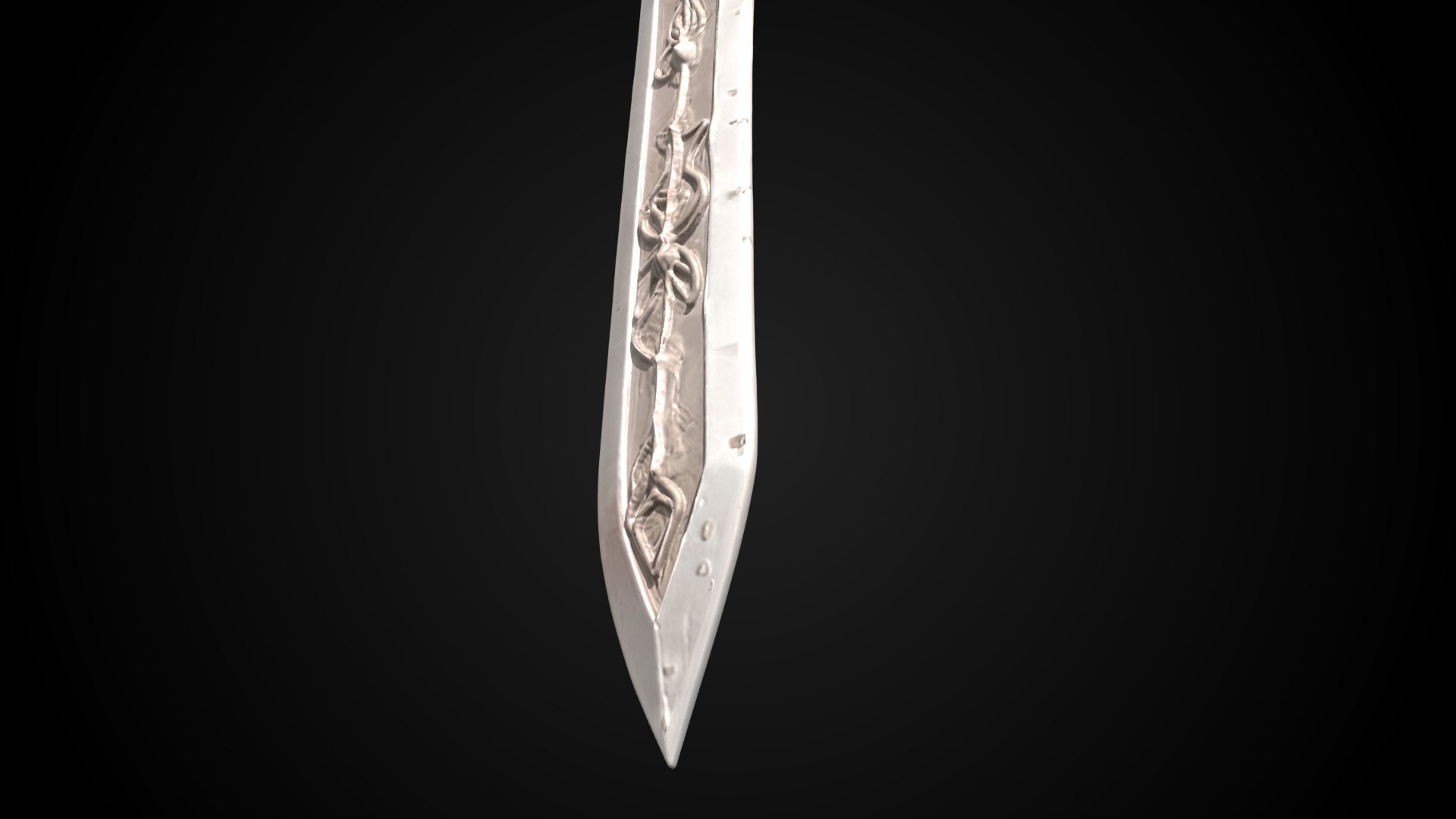 Stylized Sword - Crusader Blade Lionbrand - Game Ready 3D model_10