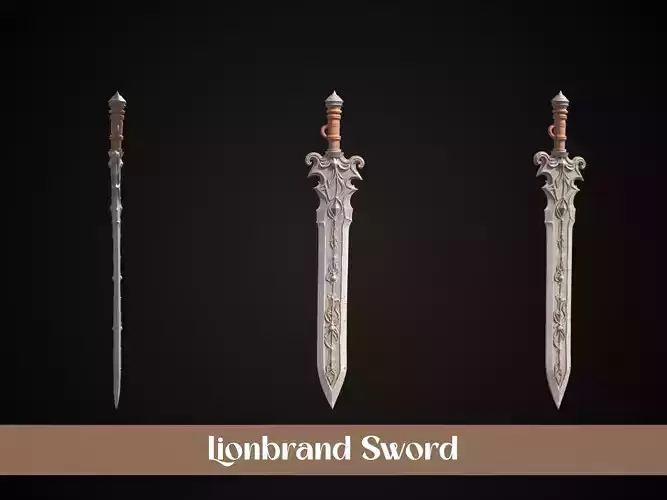 Stylized Crusader Sword - Lionbrand