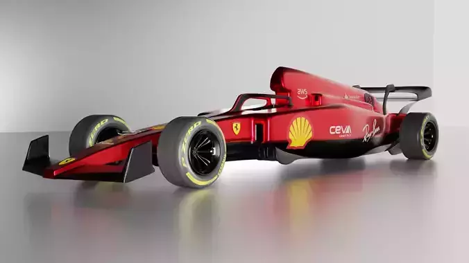 F1 car model- Ferrari