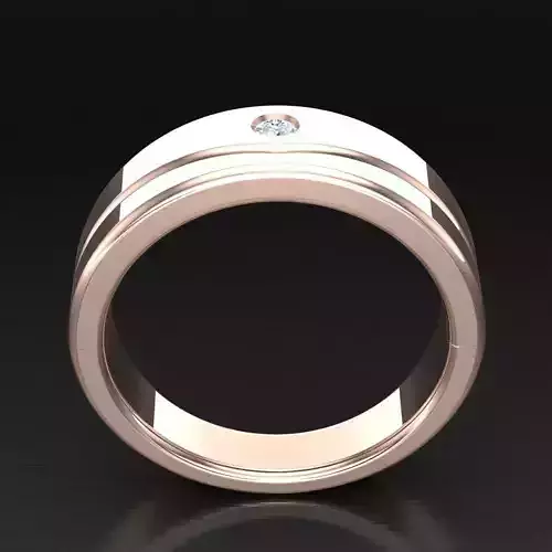 Men Wedding Bands 6MR012 3D print model