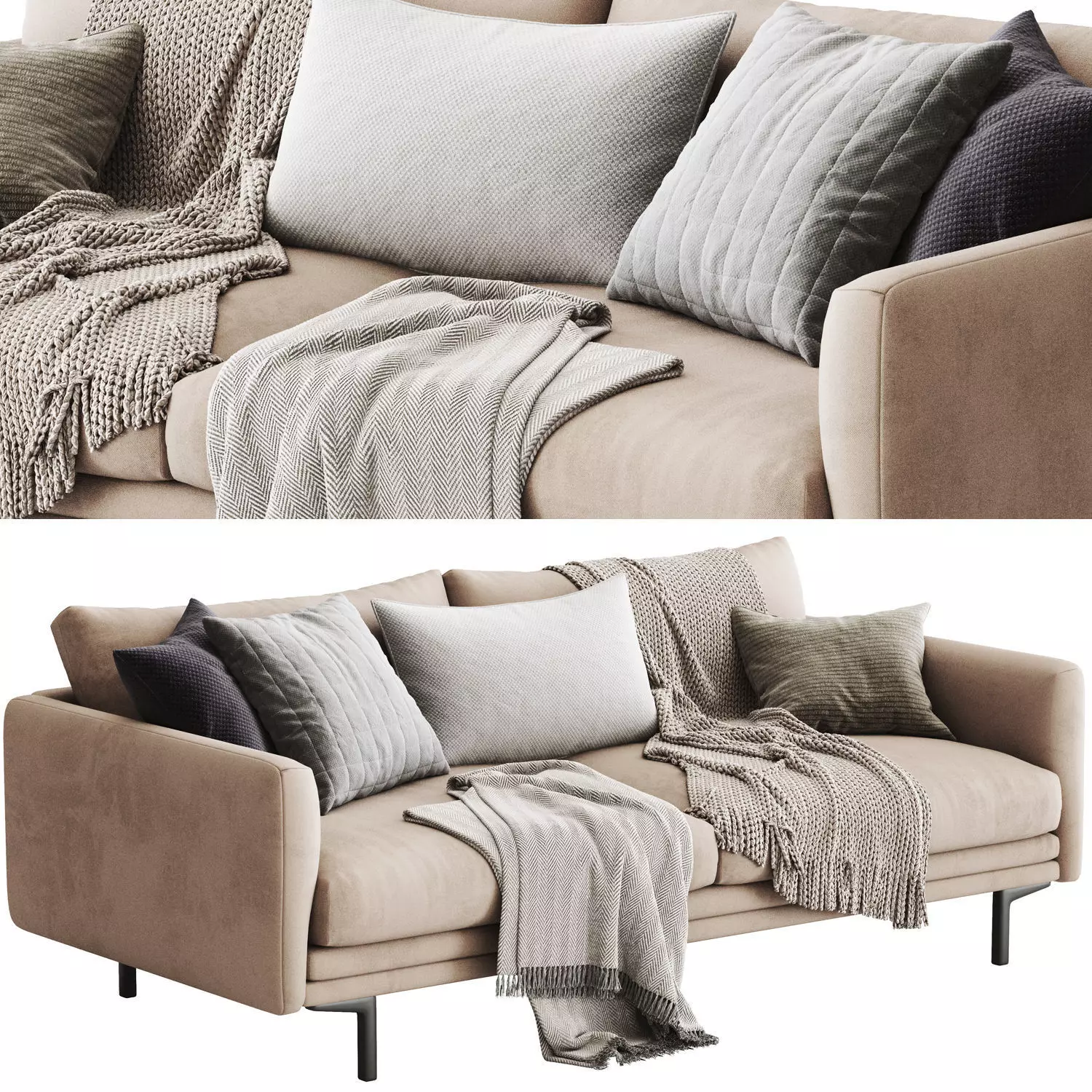 Bolia Lomi Fabric Sofa 3D model