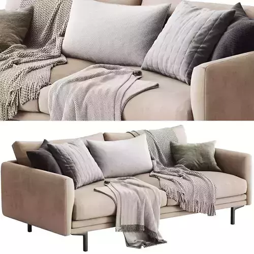 Bolia Lomi Fabric Sofa 3D model