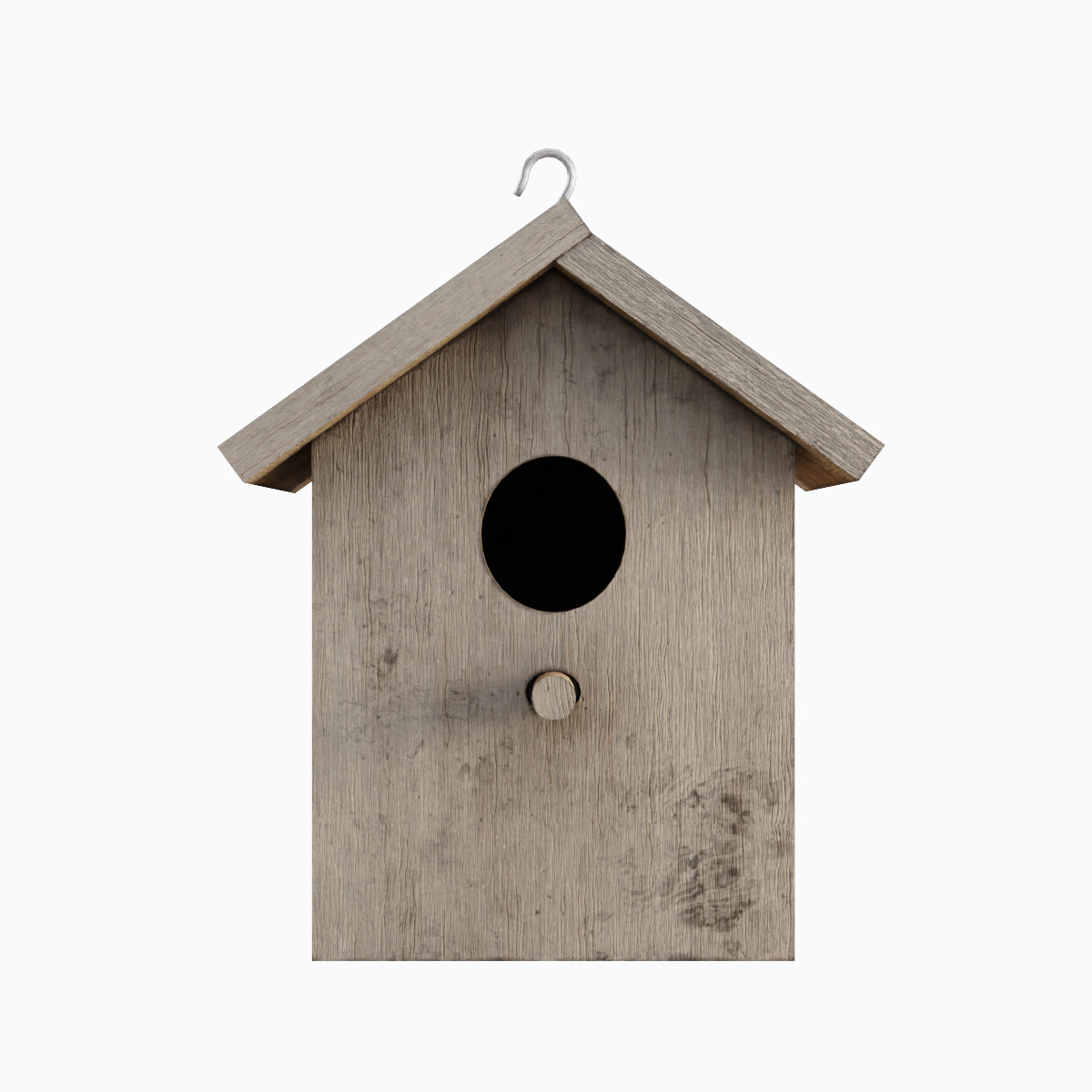 Birdhouse 01  Low-poly 3D model_1