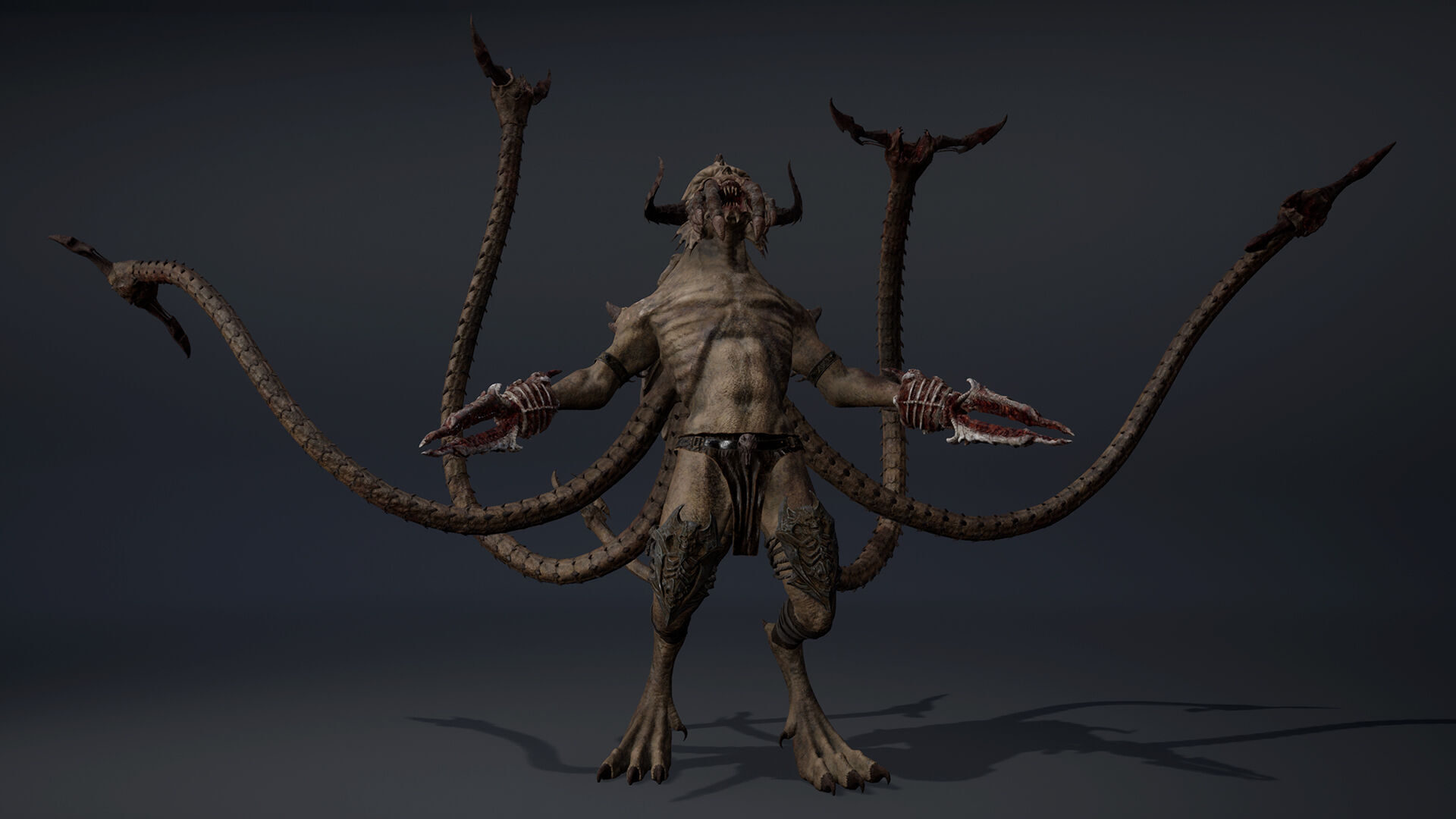 Obsidianclaw Spicky Low-poly 3D model_6