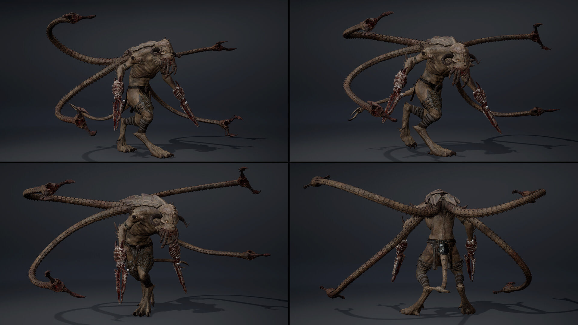 Obsidianclaw Spicky Low-poly 3D model_13