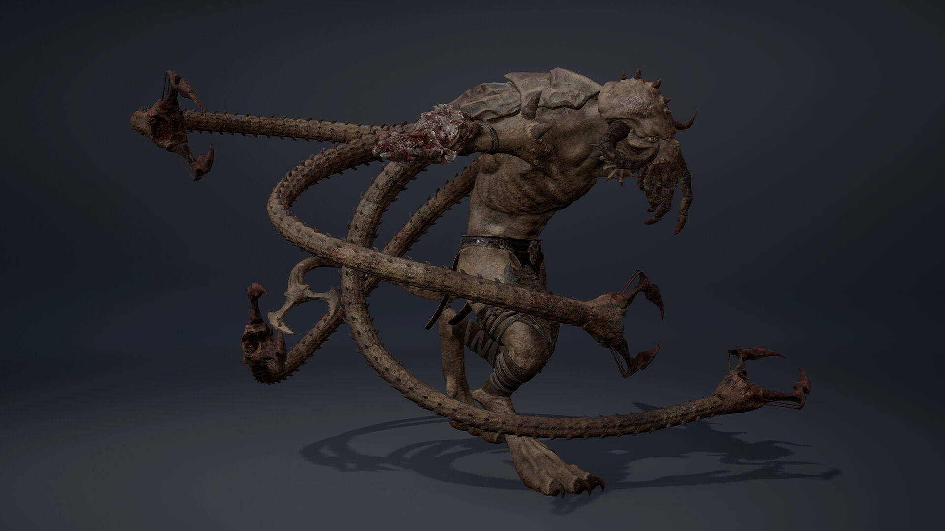 Obsidianclaw Spicky Low-poly 3D model_4