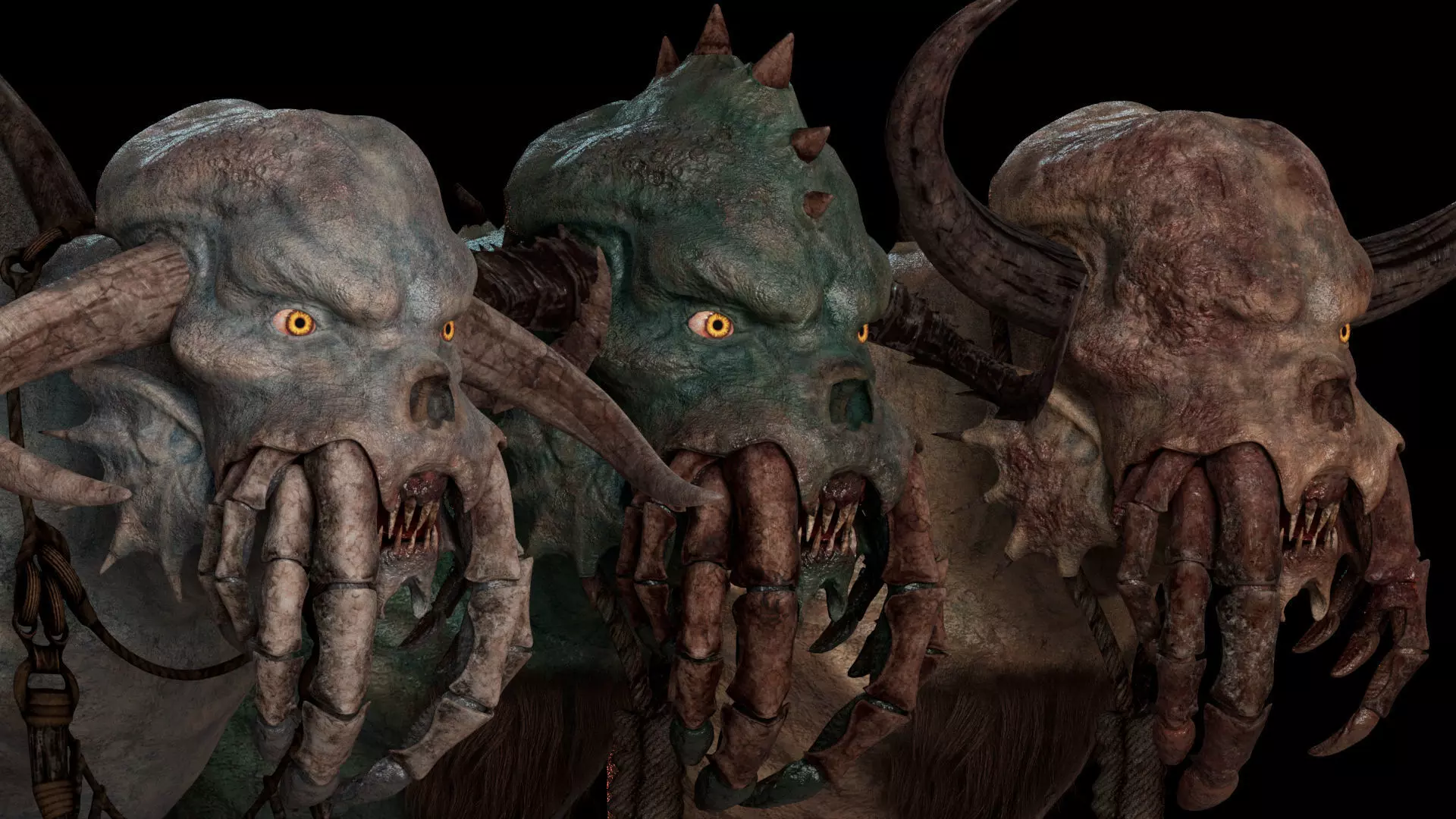 Obsidianclaw Spicky Low-poly 3D model_0