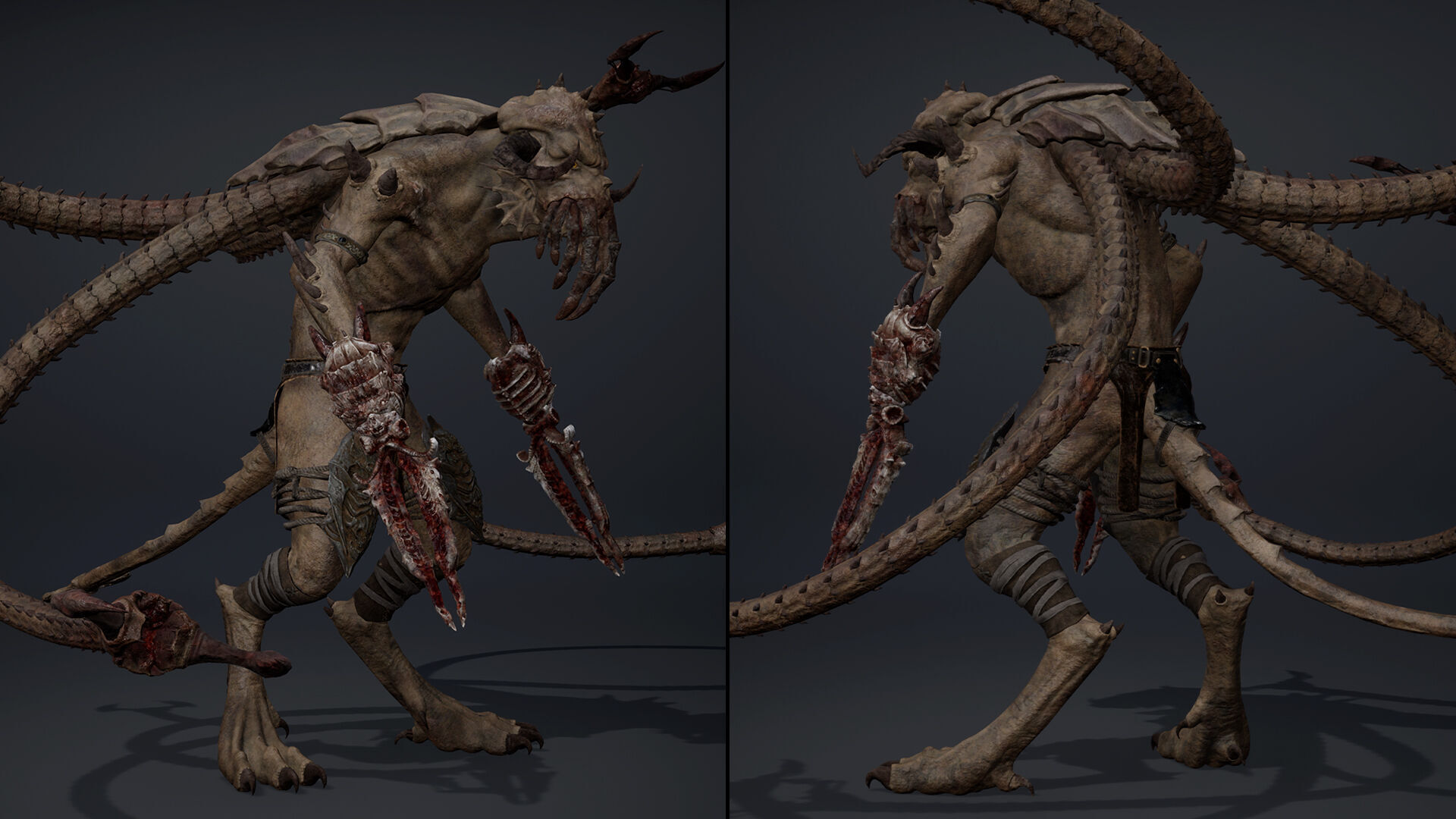 Obsidianclaw Spicky Low-poly 3D model_8