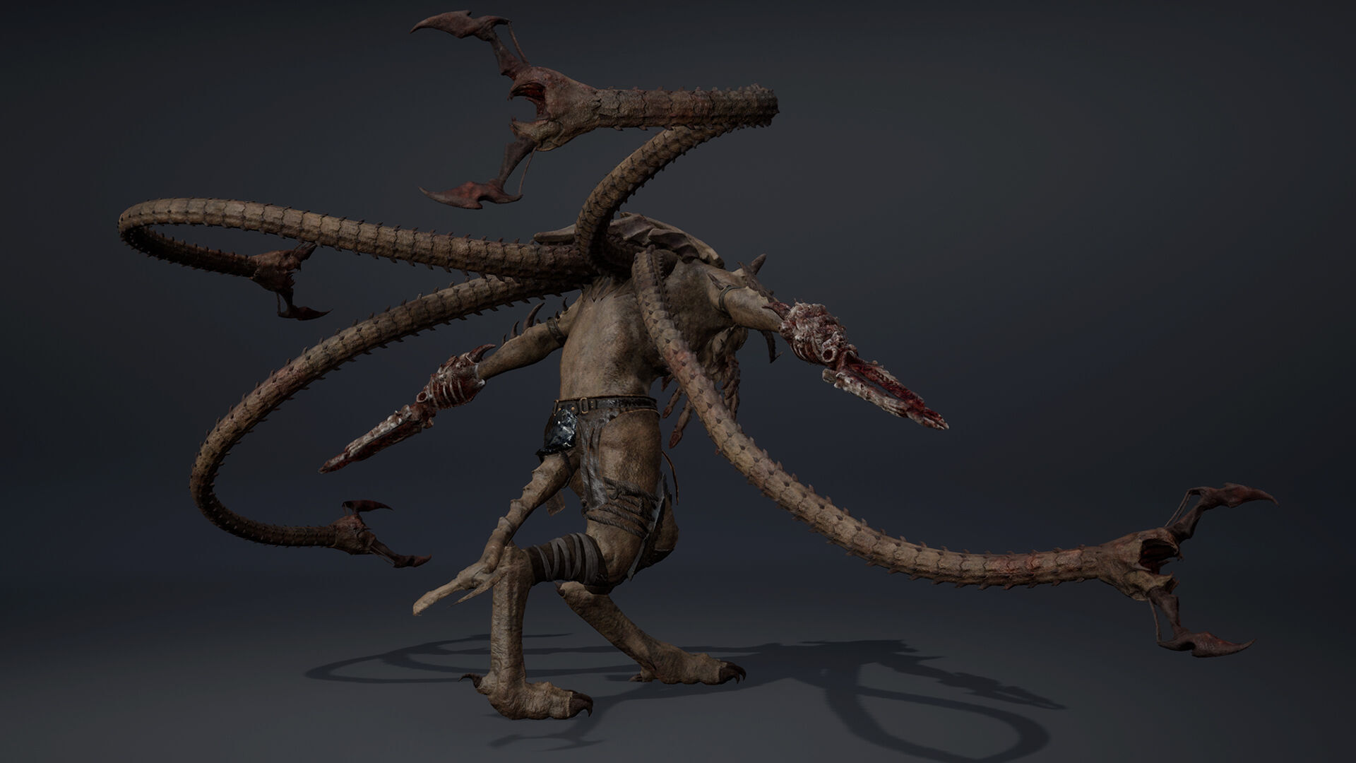 Obsidianclaw Spicky Low-poly 3D model_9