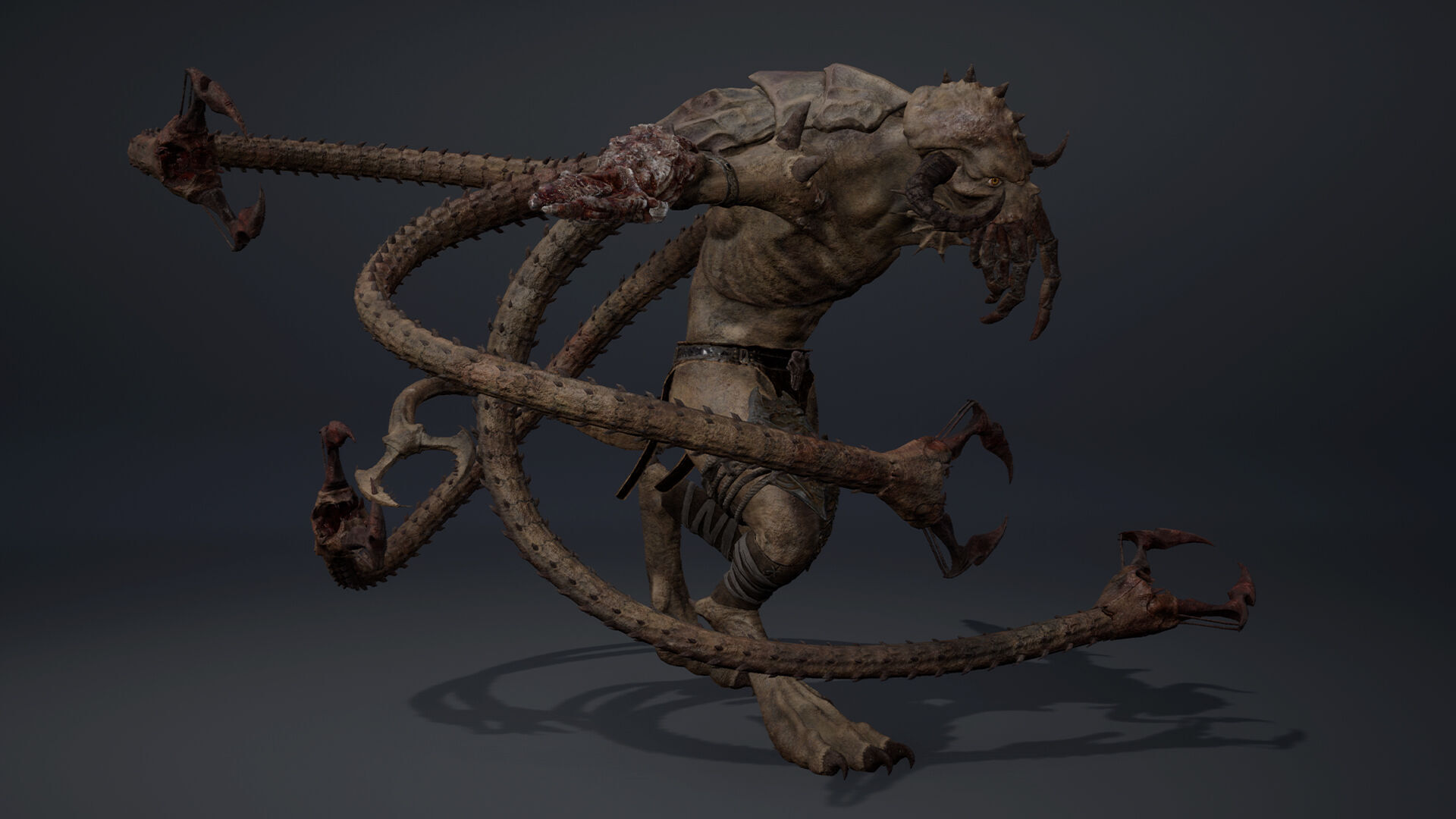 Obsidianclaw Spicky Low-poly 3D model_11