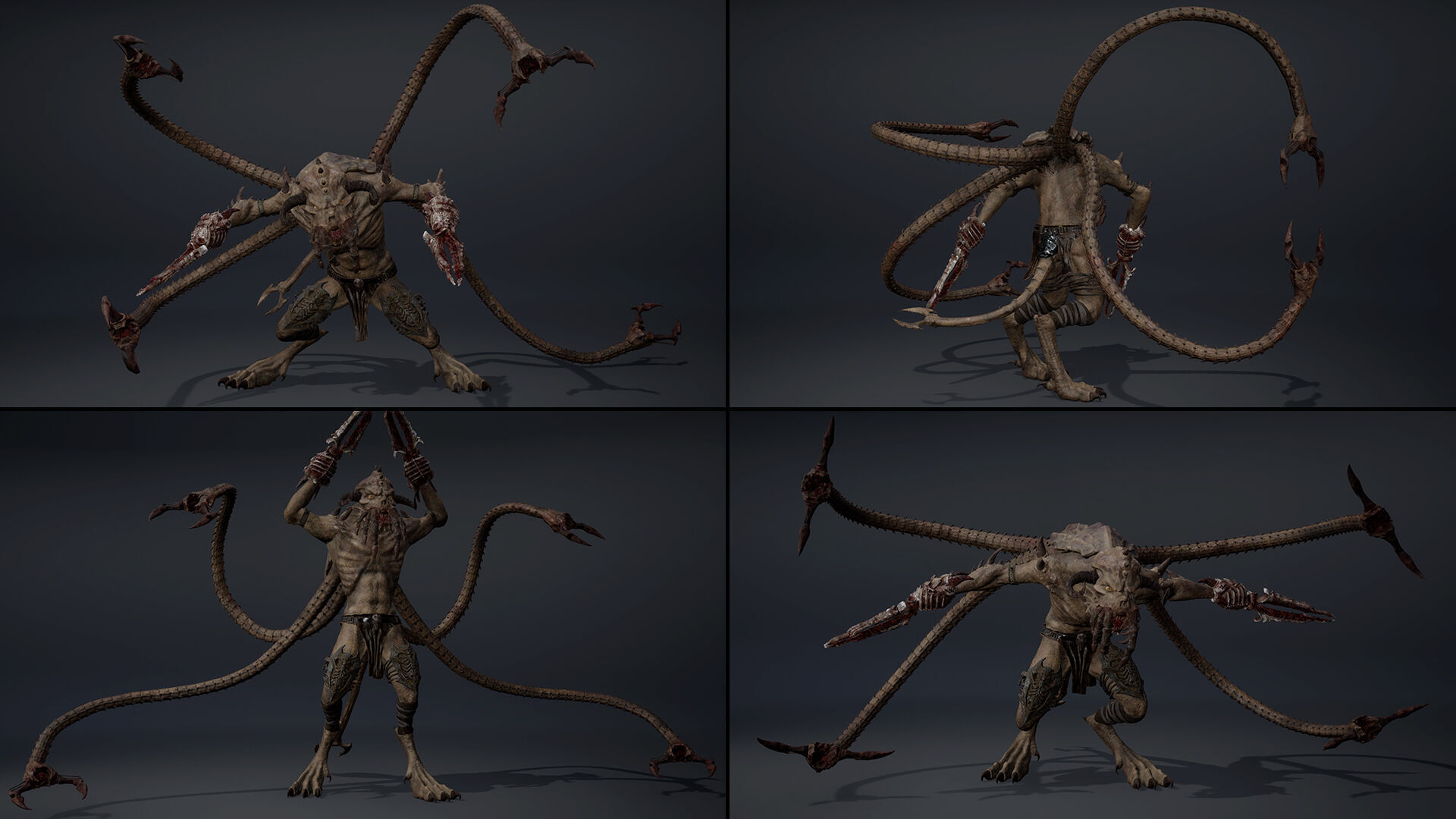 Obsidianclaw Spicky Low-poly 3D model_12